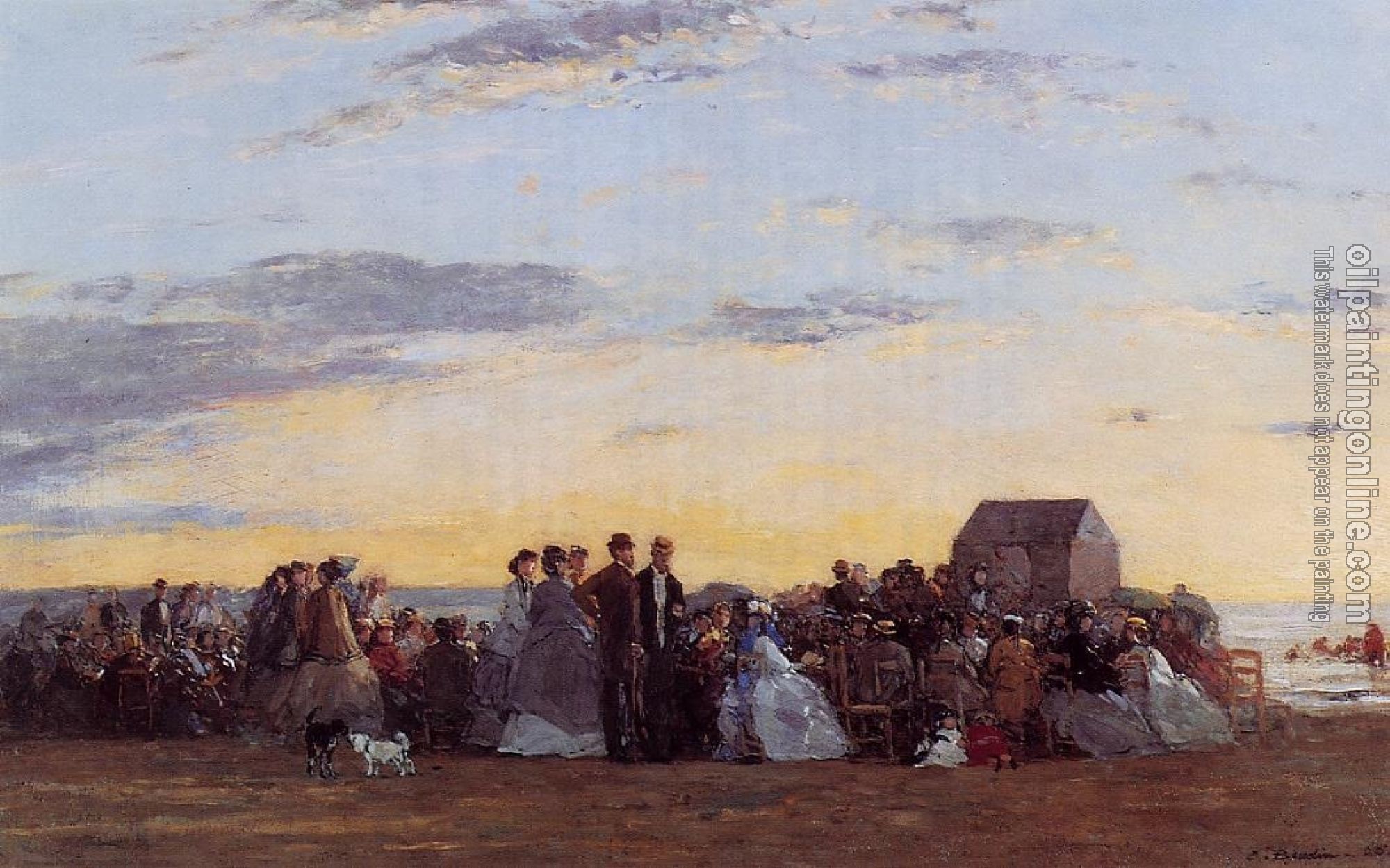 Boudin, Eugene - Beach Scene